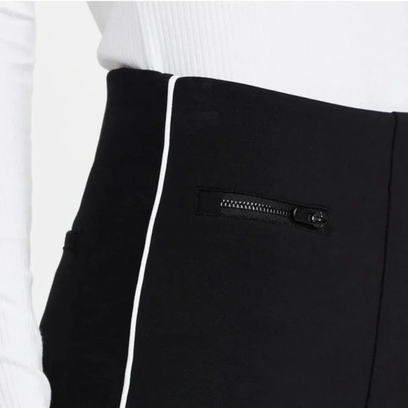 Spanx Perfect Pant in Ankle Piped Skinny Black Size Medium - Picture 4 of 13